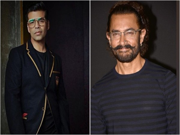 Karan Johar and Aamir Khan
