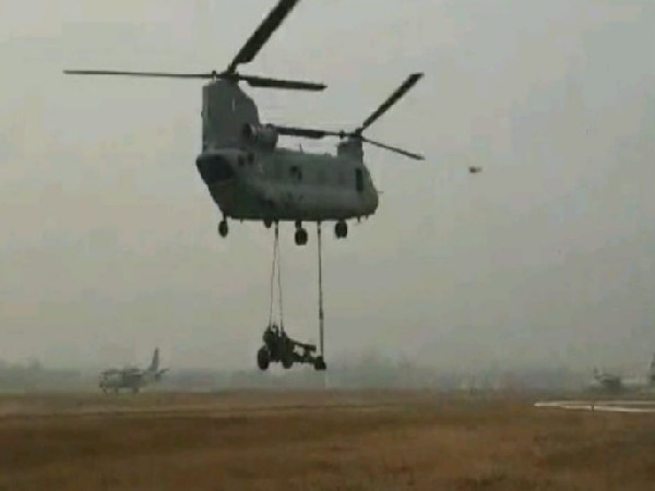 Brahmastra Corps conducts firing of newly inducted M777 Ultra-Light Howitzers (Photo/Twitter)