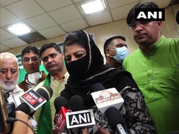 Former Jammu and Kashmir Chief Minister, Mehbooba Mufti (Photo/ANI)