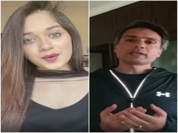 TV actors Jannat Zubair and Iqbal Khan. 