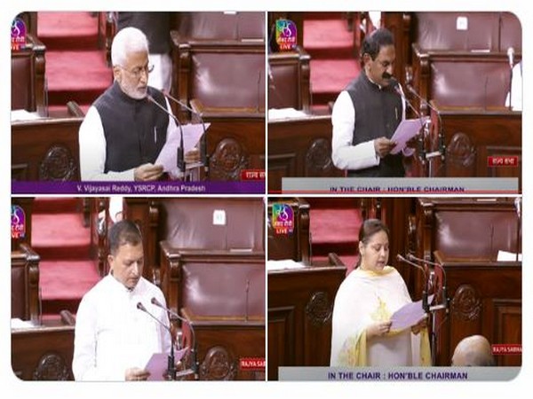 Newly elected MPs take oath as Rajya Sabha members as the Monsoon session of Parliament begins