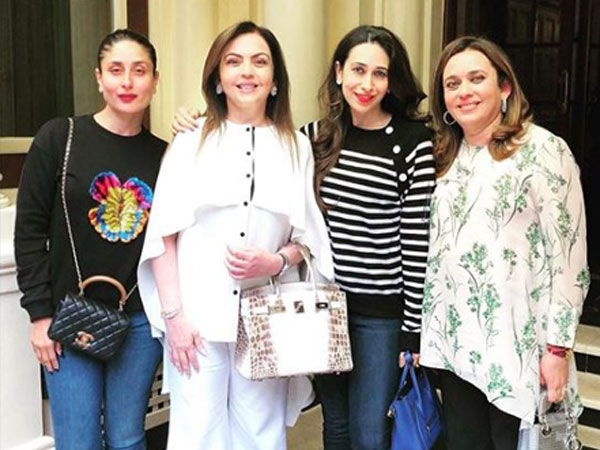 Kareena Kapoor Khan, Nita Ambani and Karisma Kapoor, Image courtesy: Instagram