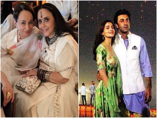 Soni Razdan and Ila Arun, Alia Bhatt and  Ranbir Kapoor (Image source: Instagram)