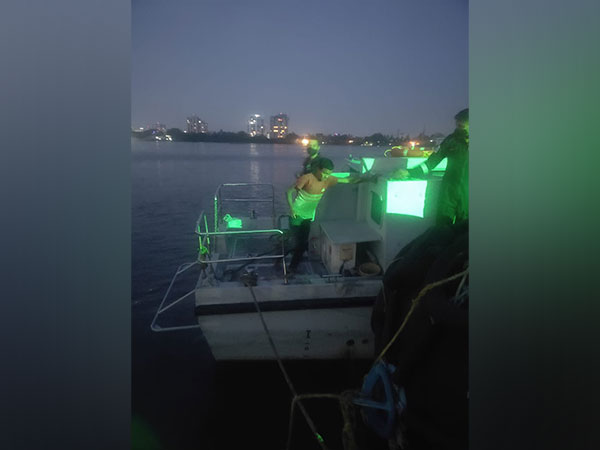 Tanka Bahadur Bhujel, a Napalese national rescued from drowning by FIC (Photo/ANI)