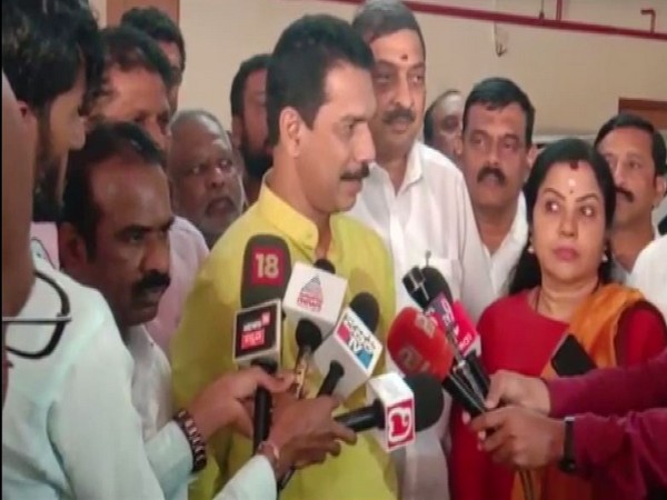 BJP state president Nalin Kumar Kateel speaks to media in Bengaluru on Wednesday [Photo/ANI]