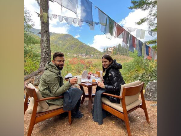 Virat Kohli with sife Anushka Sharma (Photo/ Virat Kohli Twitter)