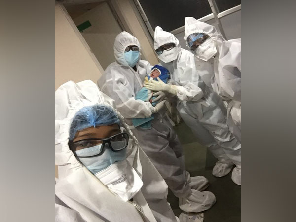 The newborn at Sanjivani hospital at Uluberia in West Bengal. Photo/ANI