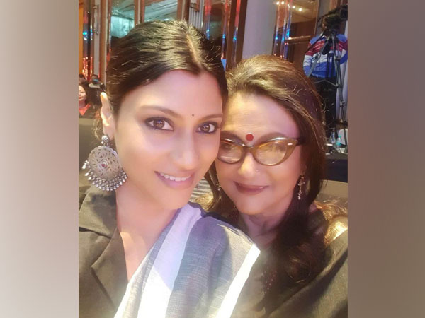 Konkona Sen Sharma with Aparna Sen