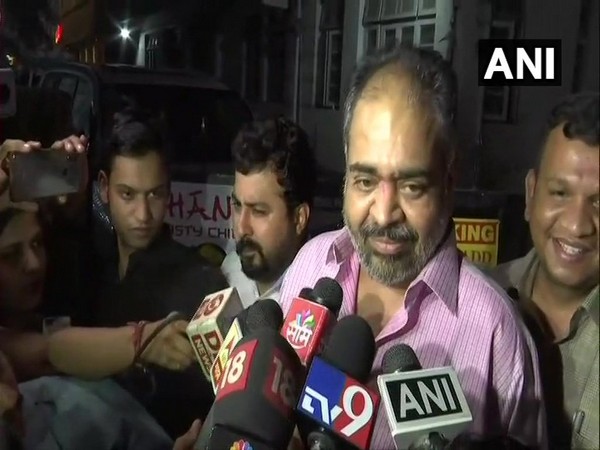 Independent MLA Vinayak Kore speaking to reporters in Mumbai on Sunday. 