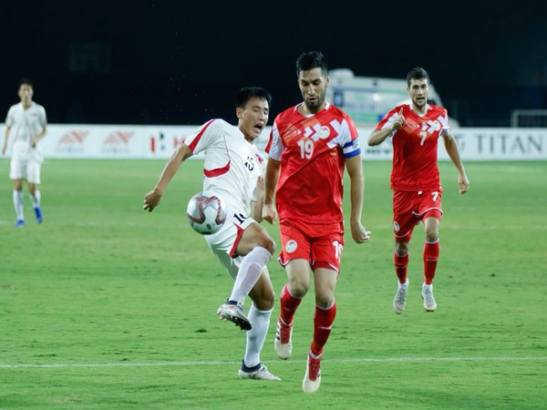 DPR Korea defeated Tajikistan 1-0 on Monday in Intercontinental Cup. (Photo/Indian Football Team Twitter)