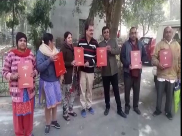 8 Pakistani people get Indian citizenship in Kota. Photo/ANI