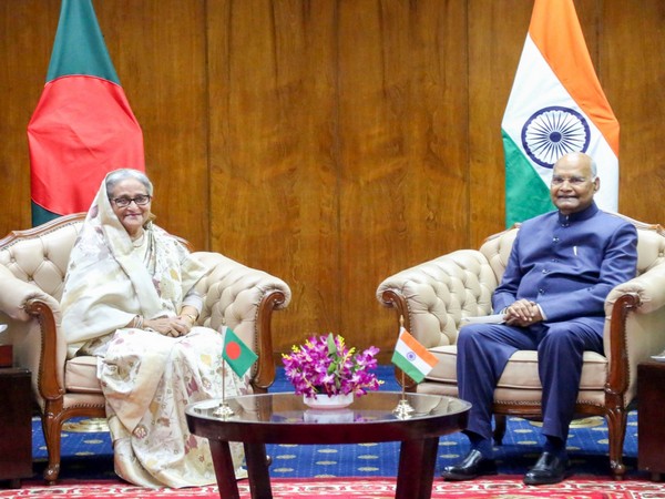 President Ram Nath Kovind and Bangladeshi Prime Minister Sheikh Hasina