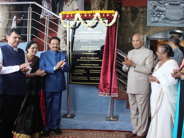 President Ram Nath Kovind inaugurated Bunker Museum on Sunday in Mumbai. Photo/Twitter