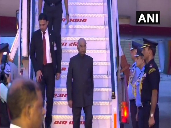 President Ram Nath Kovind reaches India on Sunday.