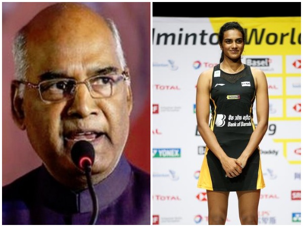 President Ram Nath Kovind (File Photo) and PV Sindhu (Photo courtesy: Reuters)