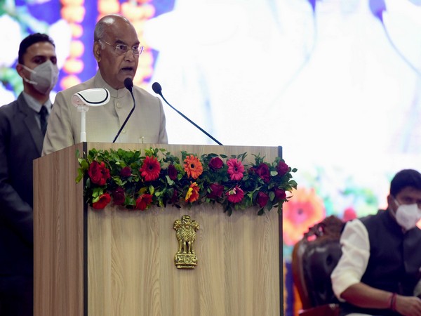 President Ram Nat Kovind at the event in the UT. [Photo: Rashtrapati Bhavan/Twitter]