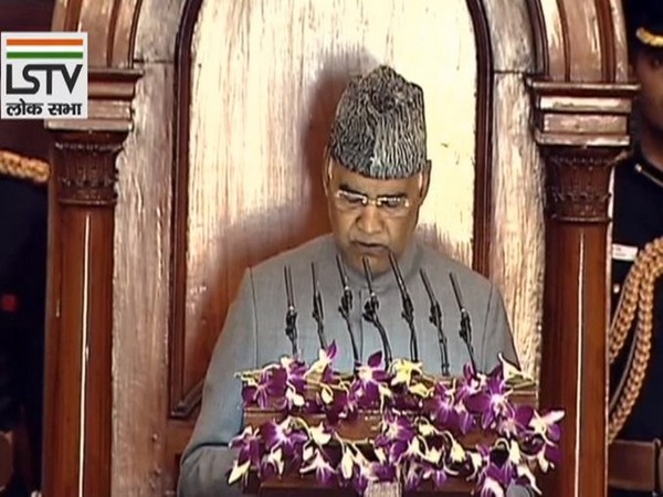 President Ram Nath Kovind addressing joint session of parliament on Friday