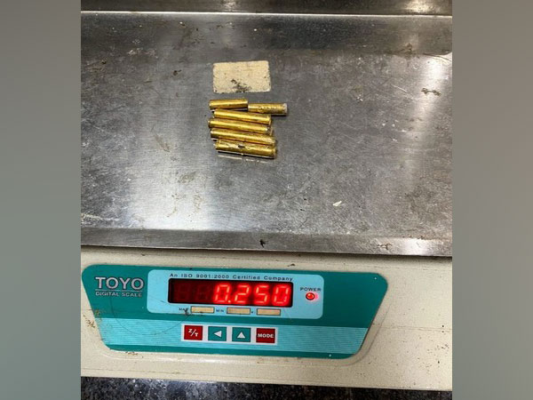 Air Intelligence Unit of Kozhikode Airport have seized 250 grams of gold from a passenger on Monday. (Photo/ANI) 
