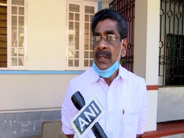 KPCC president Mullapally Ramachandran speaking to ANI in Thiruvananthapuram on Tuesday. 