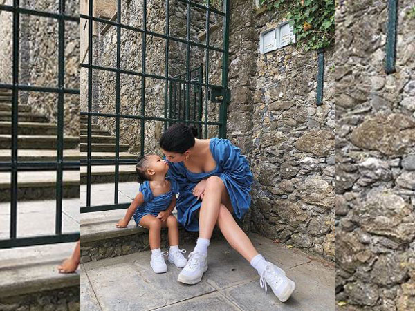 Kylie Jenner along with her daughter Stormi Webster (Image courtesy: Instagram)
