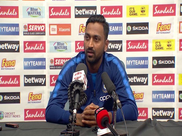 India left-arm spinner Krunal Pandya