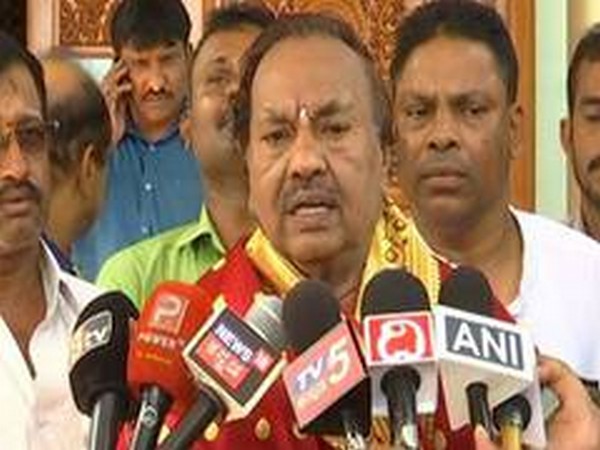 Karnataka Minister KS Eshwarappa. 