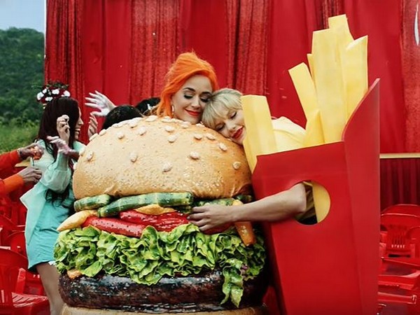 Katy Perry and Taylor Swift in 'You Need to Calm Down' music video