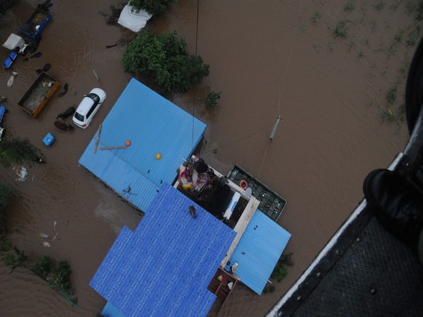 Image from flood affected Ramdurg area. 