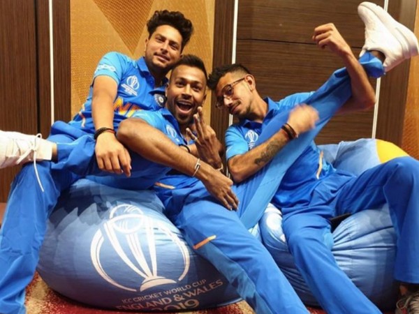 Kuldeep Yadav, Hardik Pandya and Yuzvendra Chahal (Image: Yuzvendra Chahal's Instagram)