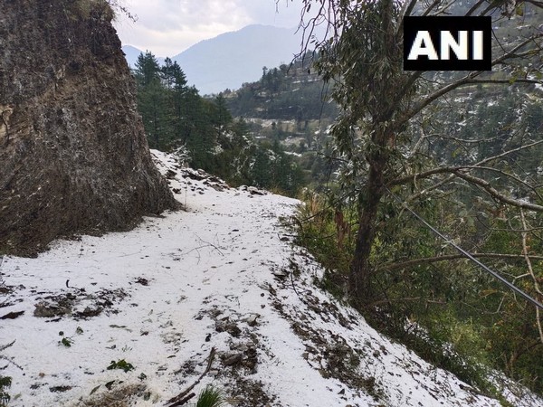Heavy hailstorm hit Kullu valley on Thursday. Photo/ANI