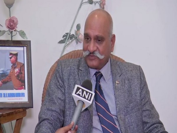 Former Jammu and Kashmir DGP K Rajendra Kumar speaking to ANI in Hyderabad.