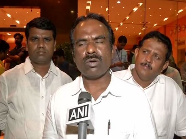 Ravi Kumar, BJP state secretary, talking to ANI in Bengaluru on Sunday.