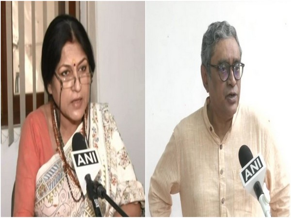   BJP leaders Swapan Dasgupta, Roopa Ganguly (File Photo)