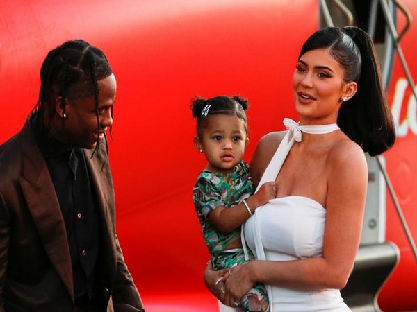 Travis Scott, Kylie Jenner along with their daughter Stormi Webster