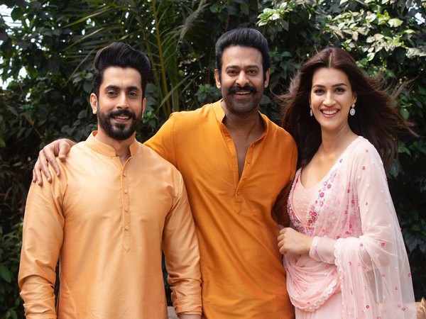 Sunny Singh, Prabhas and Kriti Sanon (Image Source: Instagram)