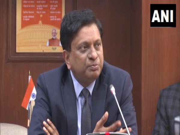 Labour and Employment Secretary Apurva Chandra during a press conference in New Delhi. (Photo/ANI)