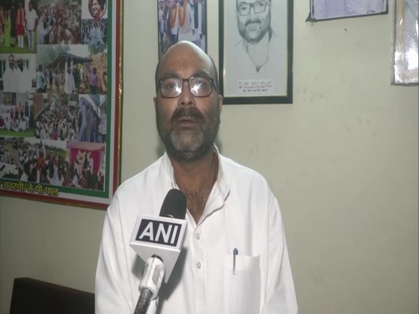 Uttar Pradesh Congress chief Ajay Kumar Lallu speaking to ANI on Monday. Photo.ANI