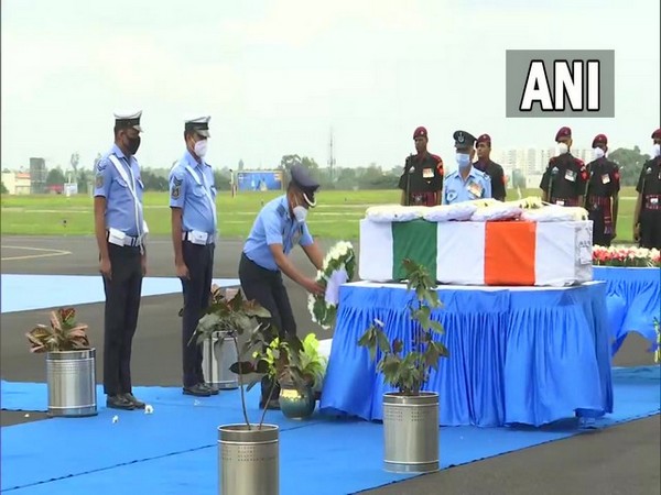  IAF military officials pay tribute to Lance Naik B Sai Teja (Photo/ ANI)