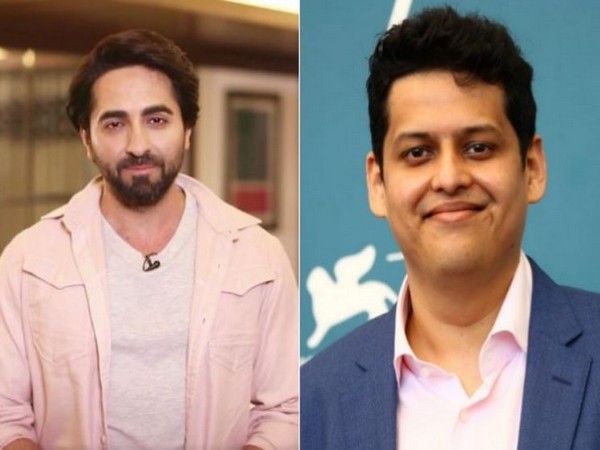 Ayushmann Khurrana and Chaitanya Tamhane (Image courtesy: Twitter)