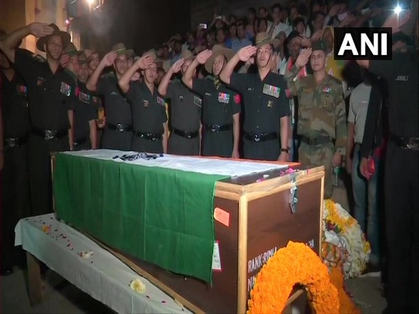 Last rites of Indian Army Rifleman Gamil Kumar Shrestha was held in Varanasi on Tuesday 