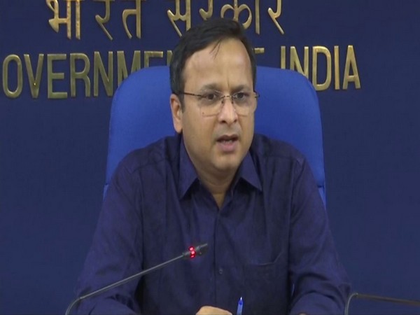 Lav Agarwal, Joint Secretary, Union Health and Family Welfare Ministry, during a press briefing in New Delhi on Tuesday. Photo/ANI
