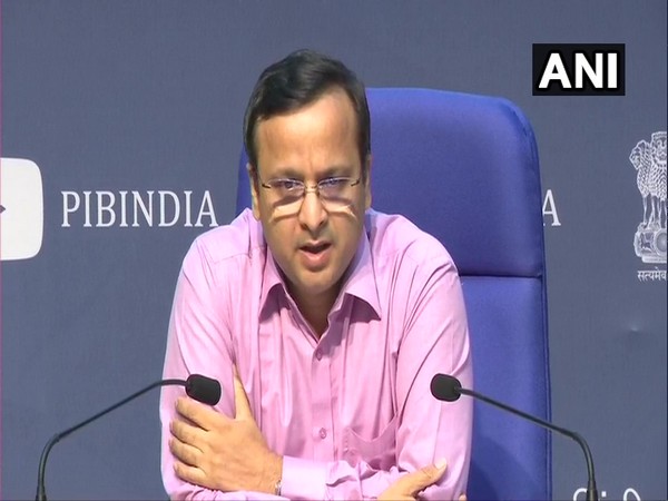 Lav Agarwal, Joint Secretary, Union Health and Family Welfare Ministry, addressing a press conference in New Delhi on Tuesday.