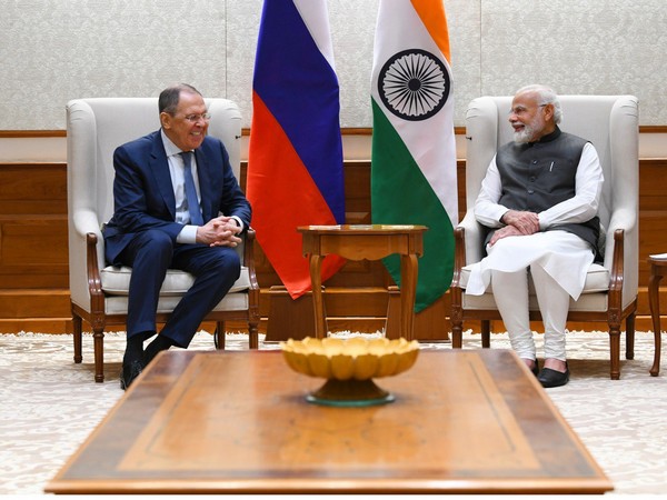 Lavrov meets PM Modi during official visit to India (Twitter: Russia MFA)