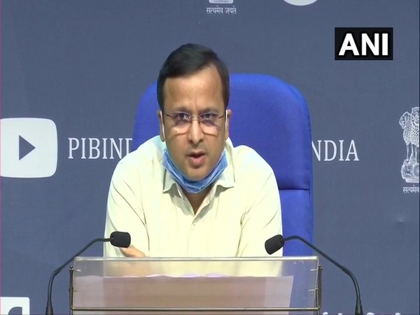 Joint Secretary, Ministry of Health, Lav Aggarwal speaking to media in New Delhi on Friday. Photo/ANI