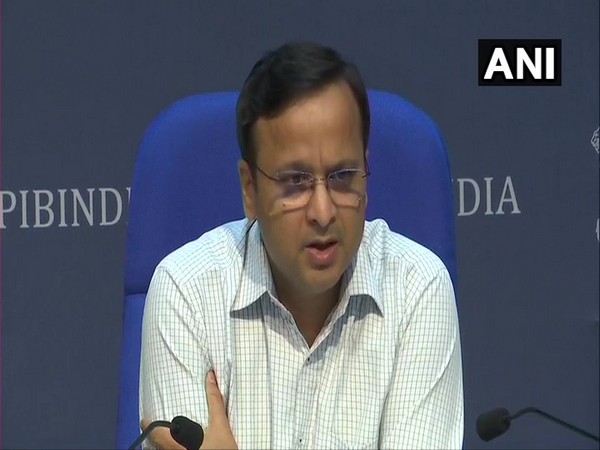 Lav Agarwal, Joint Secretary, Ministry of Health and Family Welfare, briefing media about COVID-19 status in the country in New Delhi on Monday.