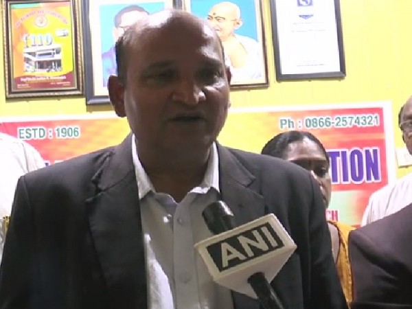 President of the Bezawada Bar Association, Popuri Laxmikanth speaking to ANI in Vijayawada, Andhra Pradesh on Friday.