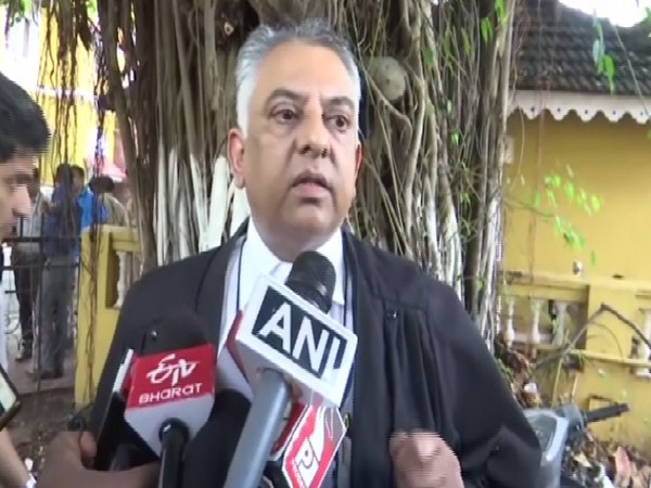 Victim's family lawyer Vikram Verma speaking to to medi in Panaji, Goa on July 17. Photo/ANI. 