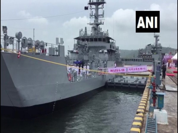 Landing Craft Utility (LCU) MK IV class ships 'LCU L 56' commissioned into Indian Navy