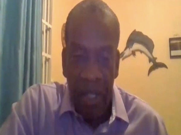 Dominica opposition leader Lennox Linton speaking to ANI on Wednesday.