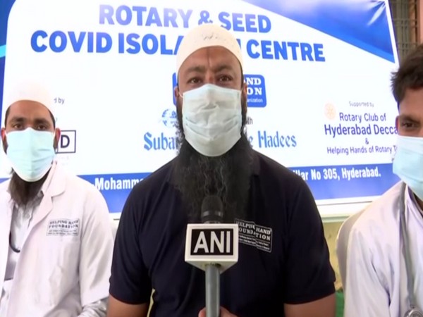 Dr Mohammad Fareedullaha, Helping Hand Foundation, speaking to ANI on Tuesday.